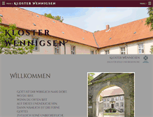 Tablet Screenshot of kloster-wennigsen.de
